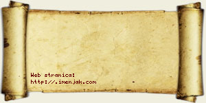 Jovana Vukičević vizit kartica